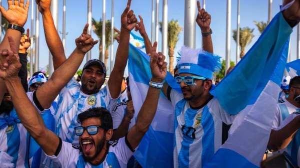 مشجعون للأرجنتين في قطر