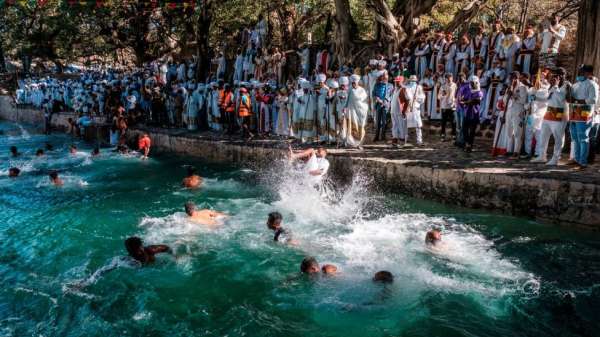 حتفالات عيد الغطاس الإثيوبي