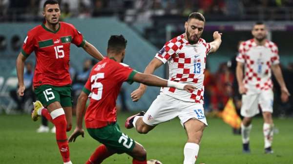 مباراة المغرب وكرواتيا